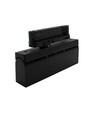 36W 3-faset RA92 justerbar LED-lysskinne - Sort, 23,5 cm