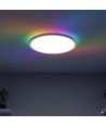 39W CCT taklampe med RGBIC backlight - Ø30cm, Tuya, inkl. fjernkontroll