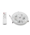 17cm / 18W RGBIC+CCT LED-innsats med linser - Erstatter G24, sirkelrør og kompaktrør