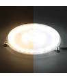17cm / 18W RGBIC+CCT LED-innsats med linser - Erstatter G24, sirkelrør og kompaktrør