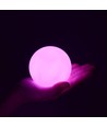 Ø20 cm RGB LED ball - Oppladbar, med fjernkontroll, IP66