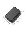 Powerbank - 5000mAh, sort, komplett med kabel