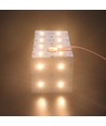 25x25 cm 15W foldbart CCT LED-ark RA95 - 24V DC, IP20