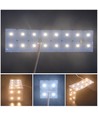 25x25 cm 15W foldbart CCT LED-ark RA95 - 24V DC, IP20