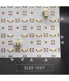25x25 cm 15W foldbart CCT LED-ark RA95 - 24V DC, IP20