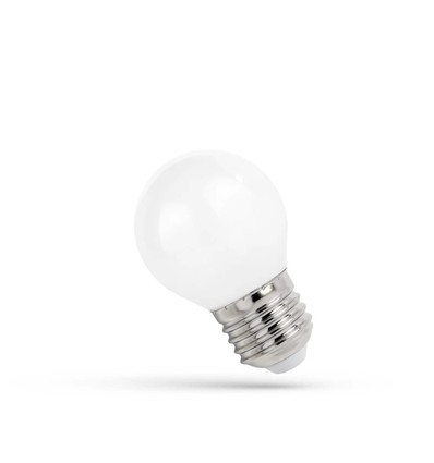 E27 4W LED kronepære - 100lm/W, matt glass, varm hvit