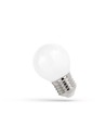E27 4W LED kronepære - 100lm/W, matt glass, varm hvit