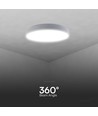 VT-8564 LED 30W E27 - 60W/30W Designer kuppellampe med fjernkontroll, elegant hvitt deksel, dimbar