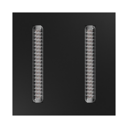 Algine Doppio panel 600x600x35 40W - nøytral hvit, 230V, 80°, IP20, svart