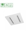 60x60 LED panel, 40W - 150lm/W, 5 års garanti, innfelling/påbygging, 80 grader