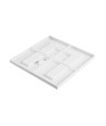 60x60 LED panel, 40W - 150lm/W, 5 års garanti, innfelling/påbygging, 80 grader