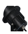 6W LED hage lampe - Svart, med spyd, IP65, 12-24V