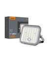 20W LED solcelle lyskaster med sensor - 1400lm, IP65, 5000K, grå, utendørs