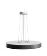 36W Nymphea Optima CCT taklampe - 120lm/W, Ø40cm, sort ring, justerbar CCT, IP20