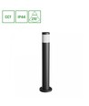 72cm Stella hagelampe GU10, 6W CCT - IP44, sort, rund, utskiftbar lyskilde, 3 lysfarger