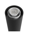 72cm Stella hagelampe GU10, 6W CCT - IP44, sort, rund, utskiftbar lyskilde, 3 lysfarger