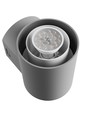 6W Stella Column vegglampe CCT - IP44, IK08, grå, inkl. GU10 pære, 3 lysfarger