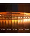 5m 17W/m DimToWarm LED-strip RA95 - 24V, IP20, 224 LED pr. meter