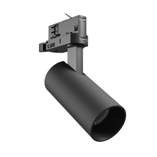 Sort 8W skinnespot 3i1 - CCT, spredning 25°, 3-faset, Spectrum