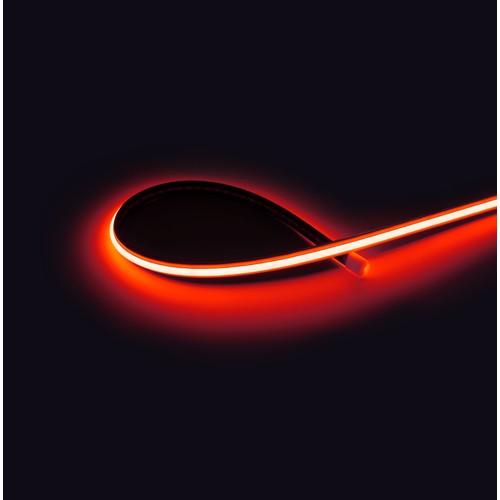 5m 9W/m Rød Dot-free COB-LED stripe - IP20, 240 LED per meter, 24V, COB LED