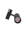20W 3-faset RA97 skinnespot - 38 grader, Sort