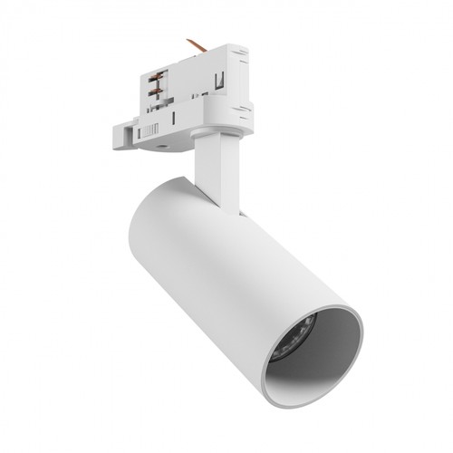 Hvit 8W skinnespot 3i1 - CCT, spredning 25°, 3-faset, Spectrum