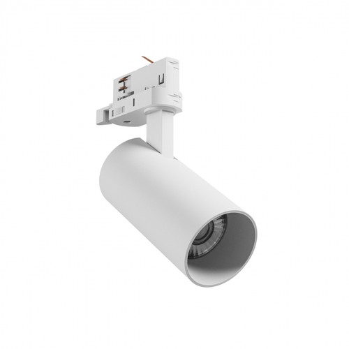 Hvit 16W skinnespot 3i1 - CCT, spredning 25°, 3-faset, Spectrum