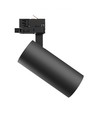 Sort 24W skinnespot 3i1 - CCT, spredning 25°, 3-faset, Spectrum