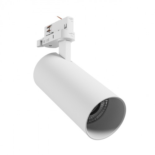 Hvit 24W skinnespot 3i1 - CCT, spredning 25°, 3-faset, Spectrum