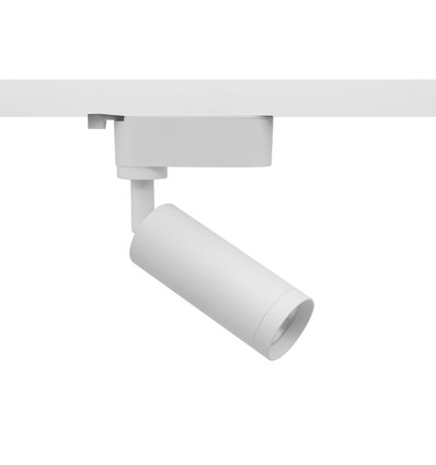 6,5W 1-faset RA98 skinnespot - Hvit, 1F2W