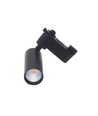 6,5W 1-faset RA98 skinnespot - Sort, 1F2W