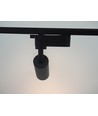 6,5W 1-faset dimbar RA 98 skinnespot - Sort, 1F2W