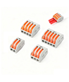 Koblingsklemmer sett 46 stk. - 0,32-2,5 mm² for 2/3/4/5 ledere