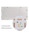 49x24 sammenleggbar RGB+CW LED ark RA95 - 45W, IP20, 24V