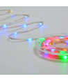 5m RGBIC LED-lyslenke - 5V USB, 50 LED, klar ledning, fjernkontroll + bluetooth