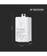 Vt-5129 RF mottaker - for trådløse brytere