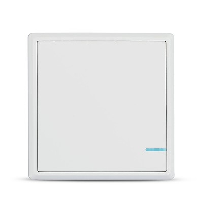 Trådløs smart switch, 1-trykk - IP54 vanntett, hvit, rekkevidde opptil 600m, inkl. batteri