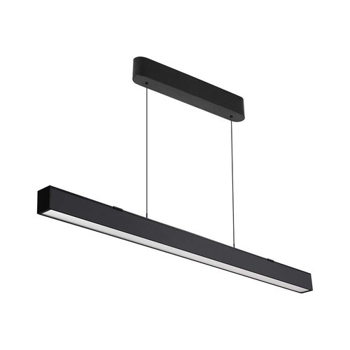 VT-7-44 LED pendelarmatur 40W - lineær, hengende, Samsung-chip, opp/ned system 3i1, svart hus
