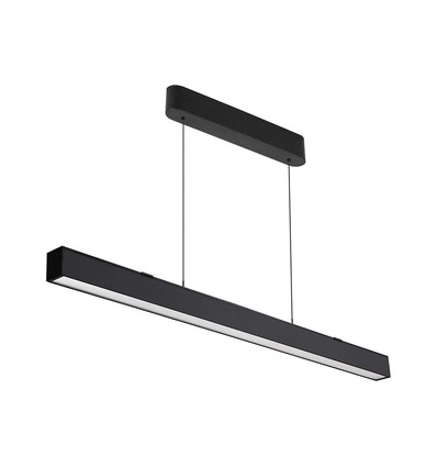 VT-7-44 LED pendelarmatur 40W - lineær, hengende, Samsung-chip, opp/ned system 3i1, svart hus