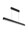 VT-7-44 LED pendelarmatur 40W - lineær, hengende, Samsung-chip, opp/ned system 3i1, svart hus