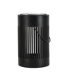 0,5W Solara LED gulvlampe / bordlampe - Solcelle, IP44, sort metall, varm hvit, oppladbar, utendørs