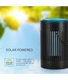 Vt-7994 LED bordlampe - Solar, metall, sort hus, med håndtak