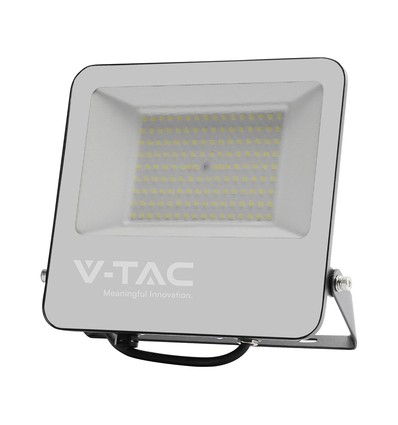 VT-44160 LED projektør 150W - 4000K, 1m ledning, svart hus, grått glass, 160lm/W