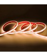 5m 20W/m Vanntett COB CCT LED-strip RA90 - 24V DC, IP68, 576 LED pr. meter