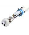120cm 40W Dura66 LED-armatur, gjennomgangskablet - 5800lm, 145lm/W, IP66, IK10