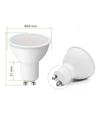 GU10 5W Grønn LED-spot