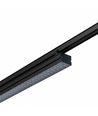 38W 3-faset LED-lysskinne - 170 lm/W, 115 cm, sort, til kontor og butikk