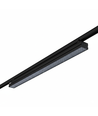 38W 3-faset LED-lysskinne - 170 lm/W, 115 cm, sort, til kontor og butikk