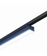38W 3-faset LED-lysskinne - 170 lm/W, 115 cm, sort, til kontor og butikk