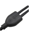 Sort Troldtekt LED Skinnesett 3x60 cm - Planforsenket, Akustilight inkl. ledninger og driver
